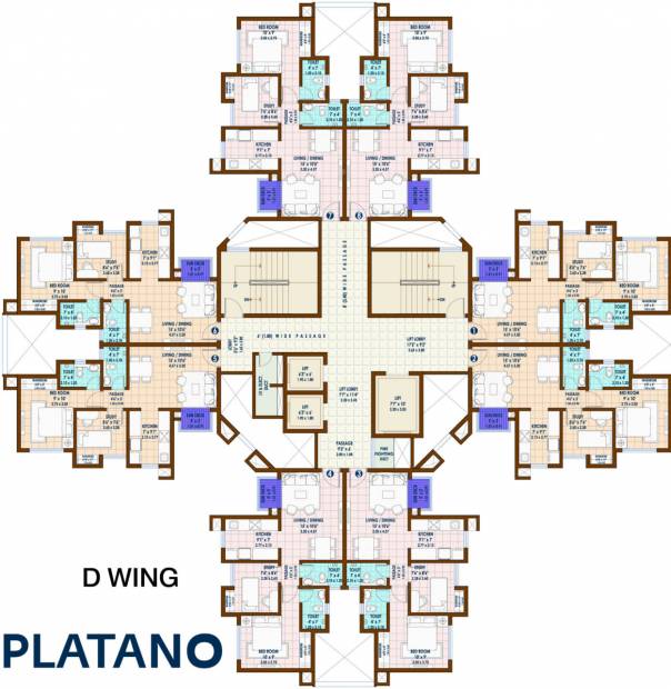 Images for Cluster Plan of Nirmal Lifestyle City Kalyan Platano D