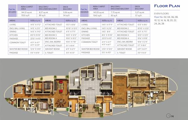 Images for Cluster Plan of Dosti Imperia Dosti Majesta