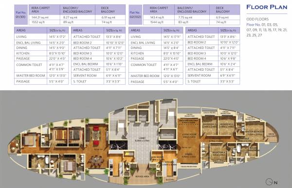 Images for Cluster Plan of Dosti Imperia Dosti Majesta