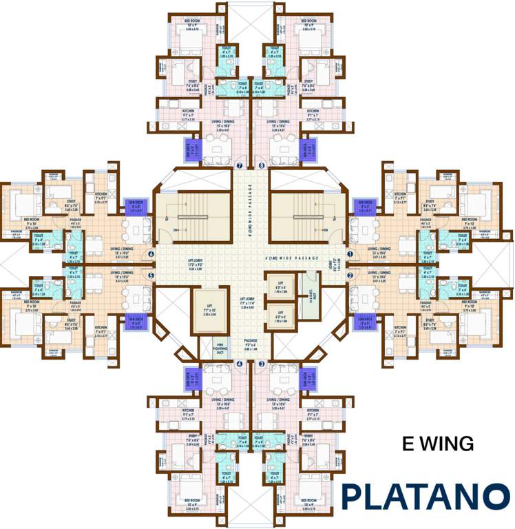 Images for Cluster Plan of Nirmal Lifestyle City Kalyan Platano E