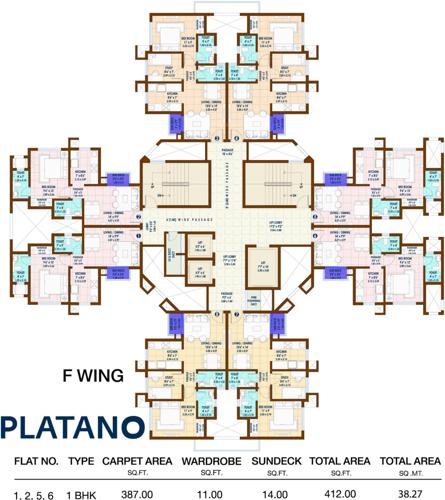Images for Cluster Plan of Nirmal Lifestyle City Kalyan Platano F