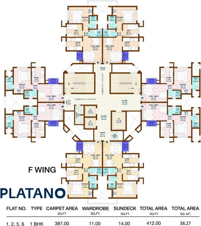 Images for Cluster Plan of Nirmal Lifestyle City Kalyan Platano F