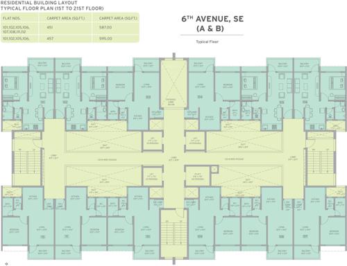 Images for Cluster Plan of Kolte Patil Life Republic 6th Avenue