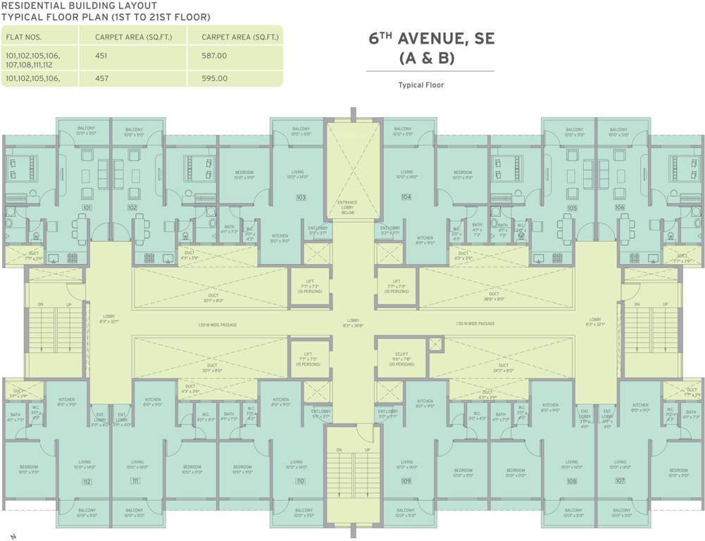 Images for Cluster Plan of Kolte Patil Life Republic 6th Avenue