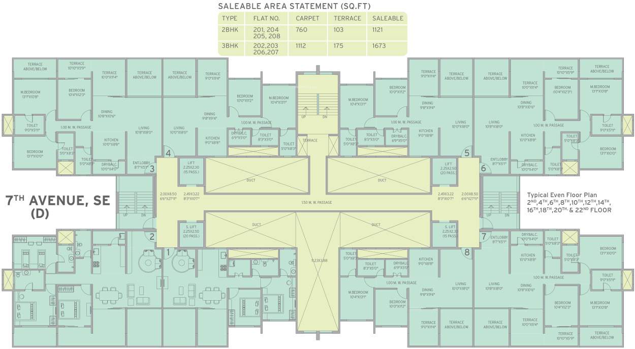 life republic 7th avenue Images for Cluster Plan of Kolte Patil Life Republic 7th Avenue
