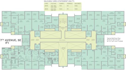  life-republic-7th-avenue Images for Cluster Plan of Kolte Patil Life Republic 7th Avenue