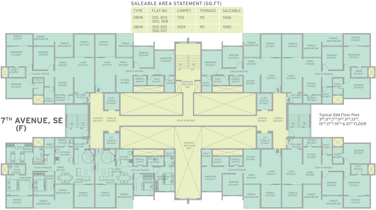 life republic 7th avenue Images for Cluster Plan of Kolte Patil Life Republic 7th Avenue