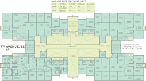  life-republic-7th-avenue Images for Cluster Plan of Kolte Patil Life Republic 7th Avenue