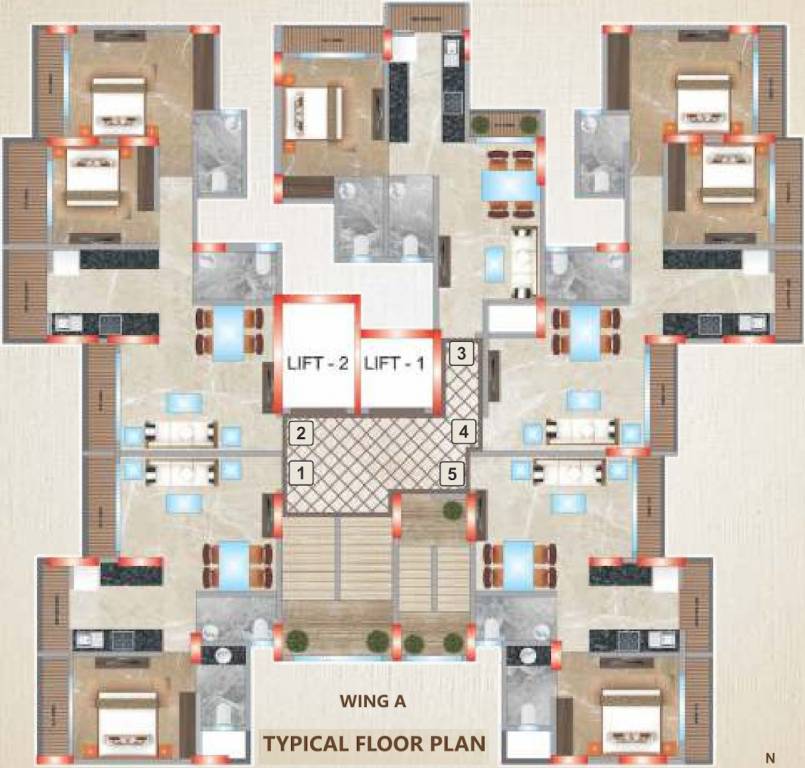  shelter heights Typical Cluster Plan