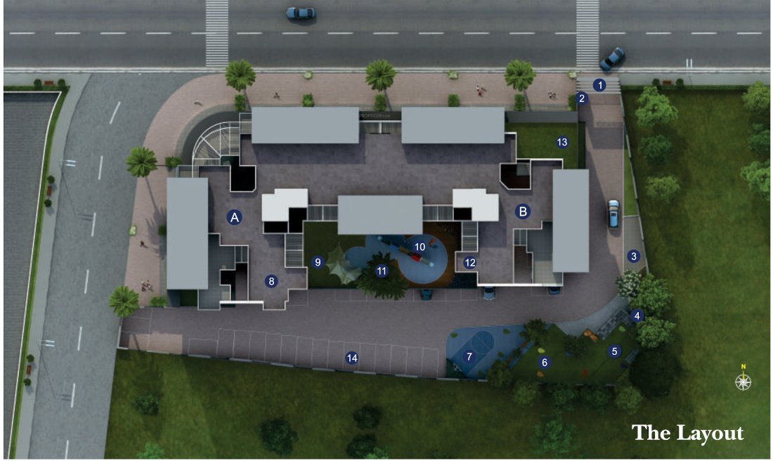  austin plaza a b building Layout Plan