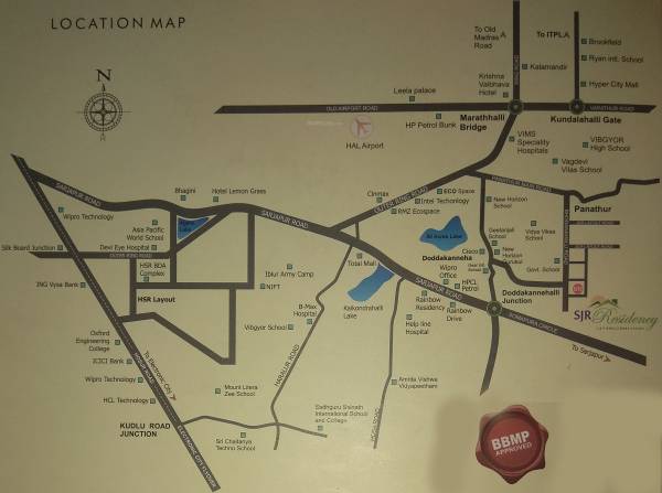 Images for Location Plan of SJR Residency