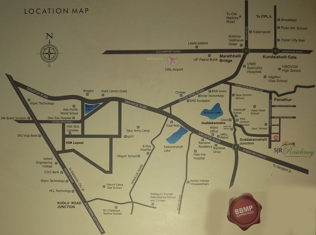 Images for Location Plan of SJR Residency