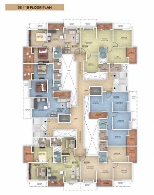  kalash-ganga Wing B 8-10 Cluster Plan