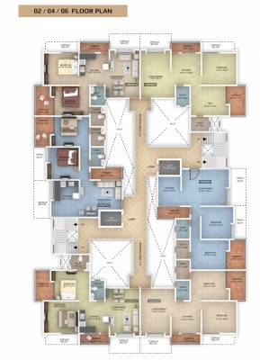  kalash-ganga Wing B Even Cluster Plan