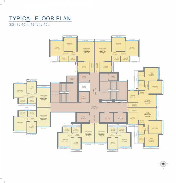  meridian-courts-tower-2 Tower 2 Cluster Plan