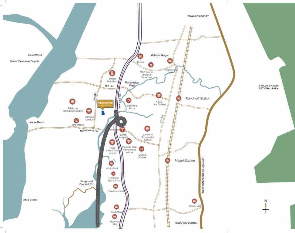  meridian courts tower 2 Location Plan
