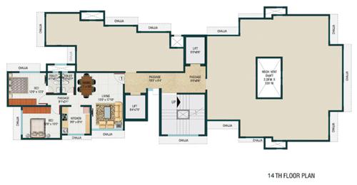 Images for Cluster Plan of Romell Trimurti CHSL Phase I Upto 15th Floor