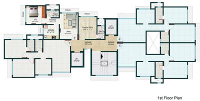 Images for Cluster Plan of Romell Trimurti CHSL Phase I Upto 15th Floor