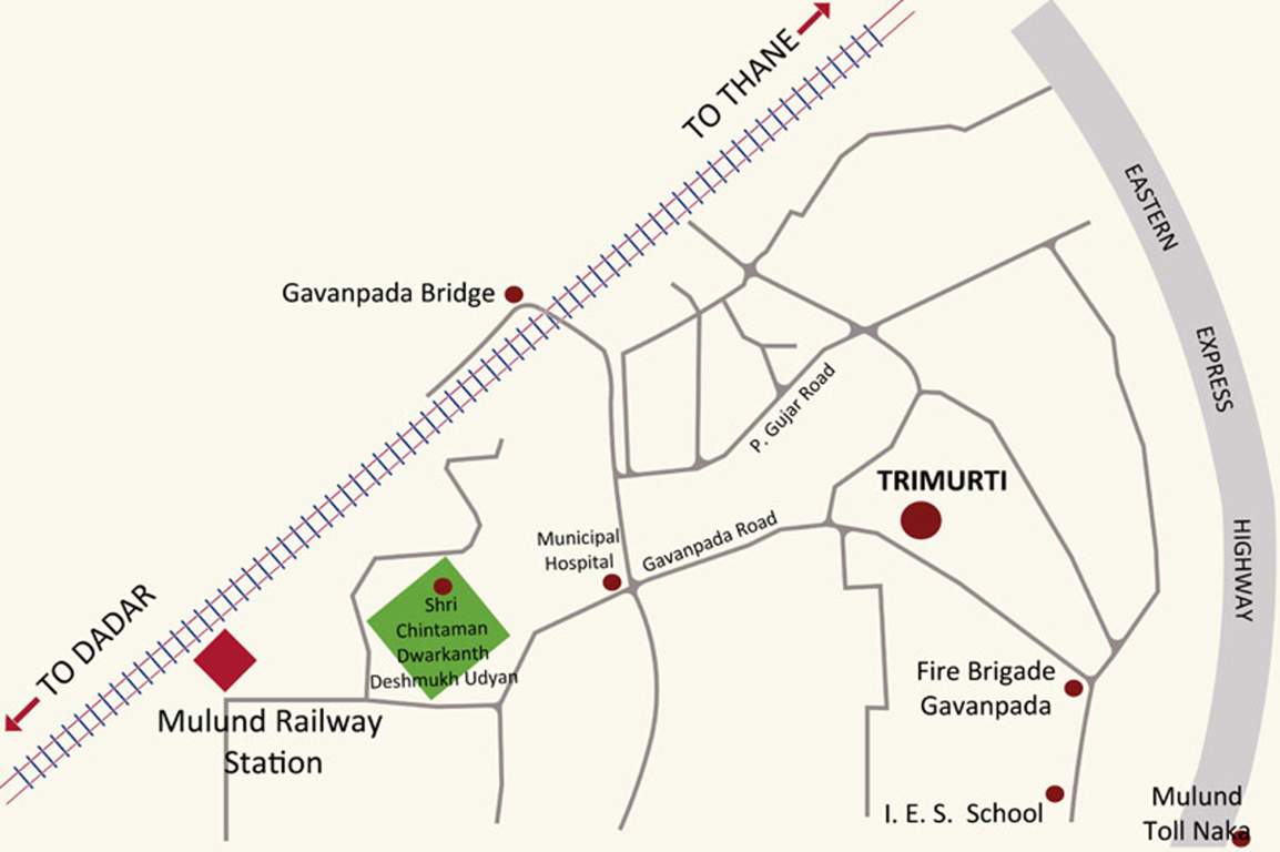 Images for Location Plan of Romell Trimurti CHSL Phase I Upto 15th Floor