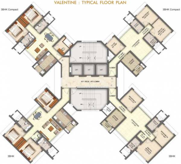 Images for Cluster Plan of Runwal Anthurium Valentine
