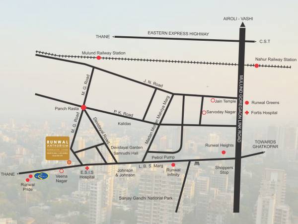 Images for Location Plan of Runwal Anthurium Valentine