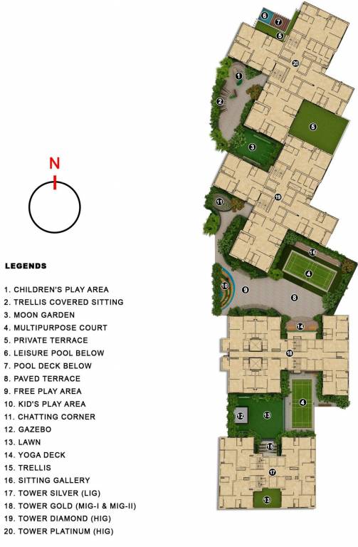Images for Layout Plan of Bengal Peerless Avidipta Phase II