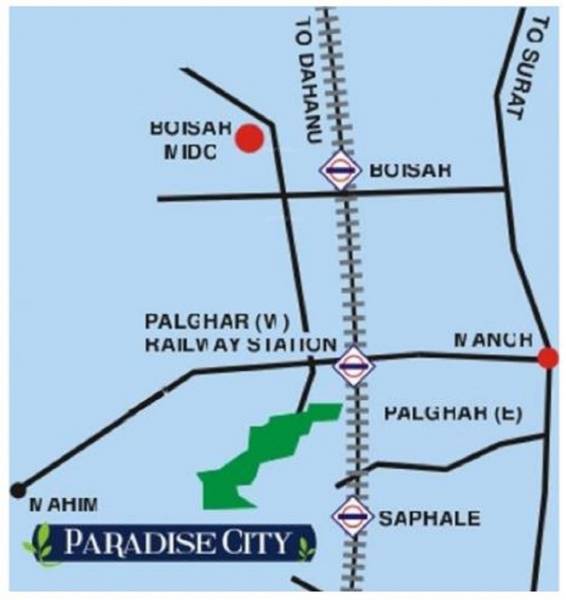  paradise-city-sector-3 Location Plan