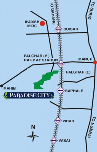  paradise-city-sector-6 Location Plan