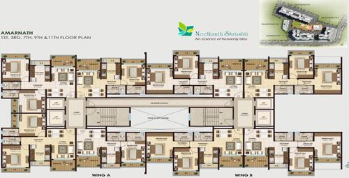 Images for Cluster Plan of Ashapura Neelkanth Shrushti Amarnath A B Wing And Vaidyanath