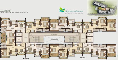 Images for Cluster Plan of Ashapura Neelkanth Shrushti Amarnath A B Wing And Vaidyanath