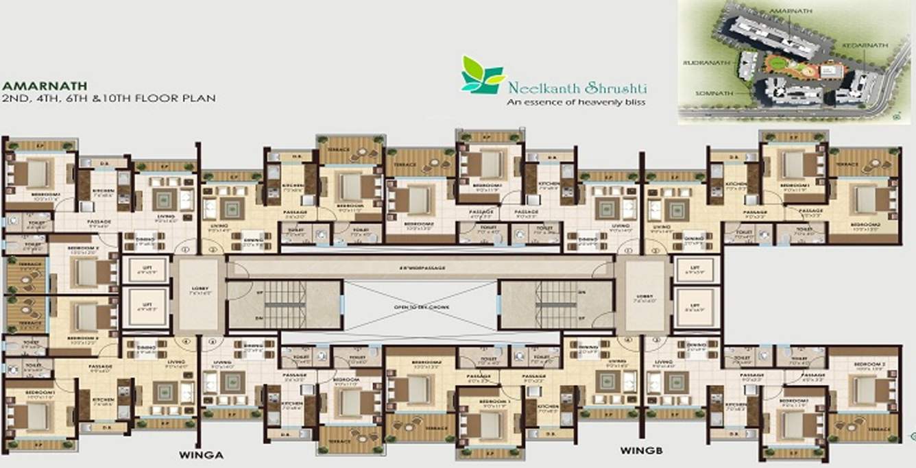 Images for Cluster Plan of Ashapura Neelkanth Shrushti Amarnath A B Wing And Vaidyanath
