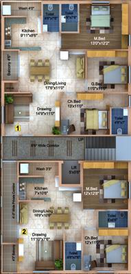 Images for Cluster Plan of Raam Visbha Residency