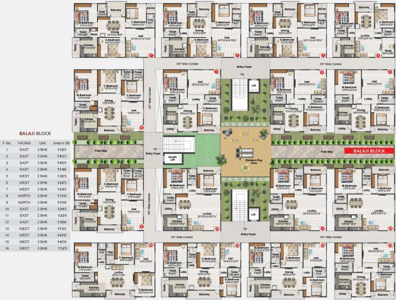 Images for Cluster Plan of  Balaji Ashirvaad Elite