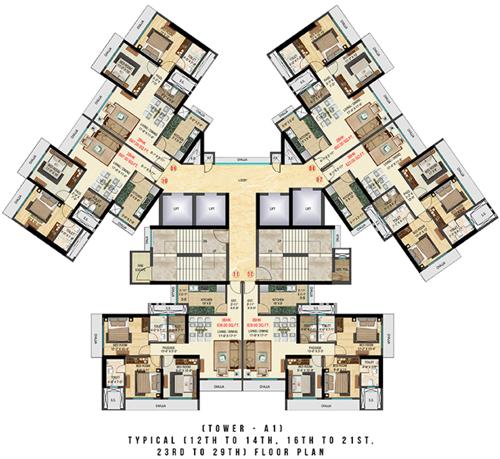 Images for Cluster Plan of Bhoomi Celestia A1 Wing