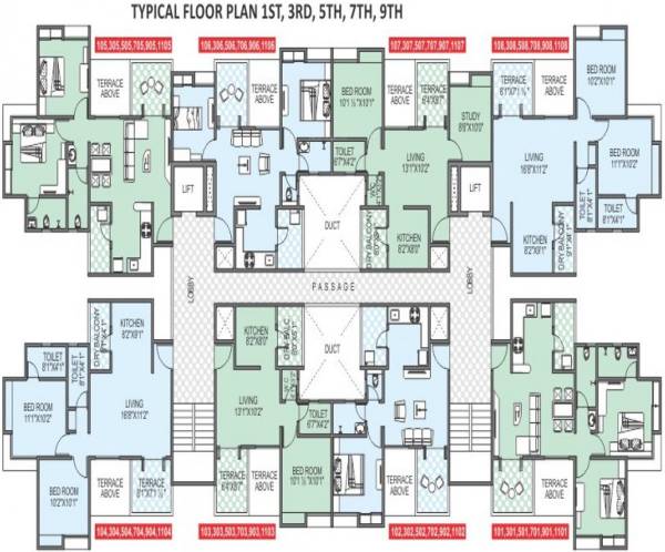 Images for Cluster Plan of Choice Goodwill Nirmiti B Building