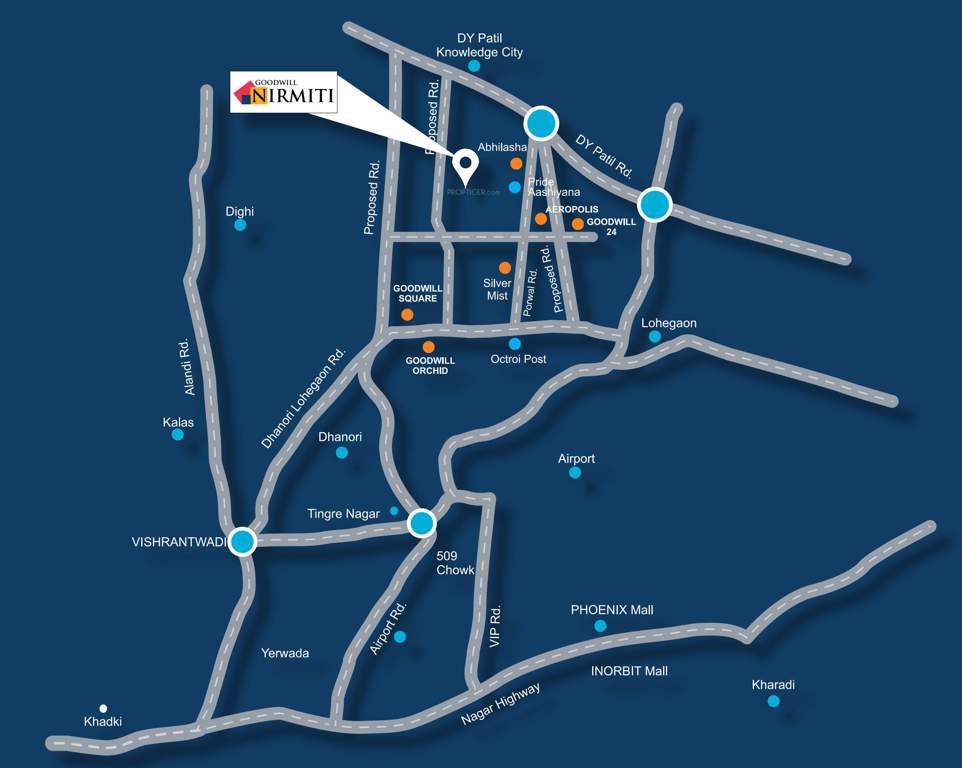 Images for Location Plan of Choice Goodwill Nirmiti B Building