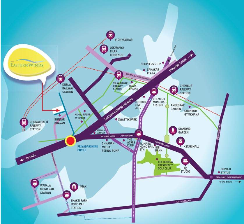  eastern winds  Location Plan