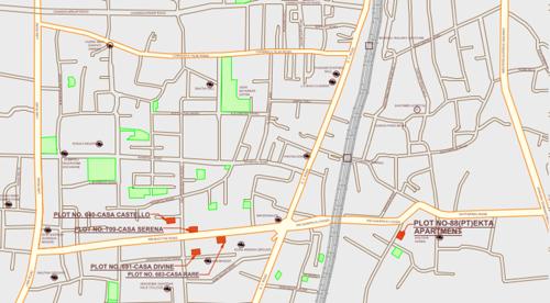 Images for Location Plan of Geopreneur Ekta Appartment From 18th Floor To 22nd Floor