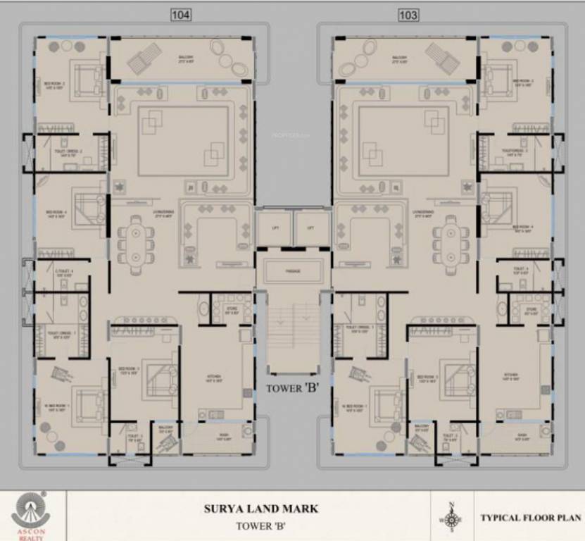 Images for Cluster Plan of Ascon Surya Landmark