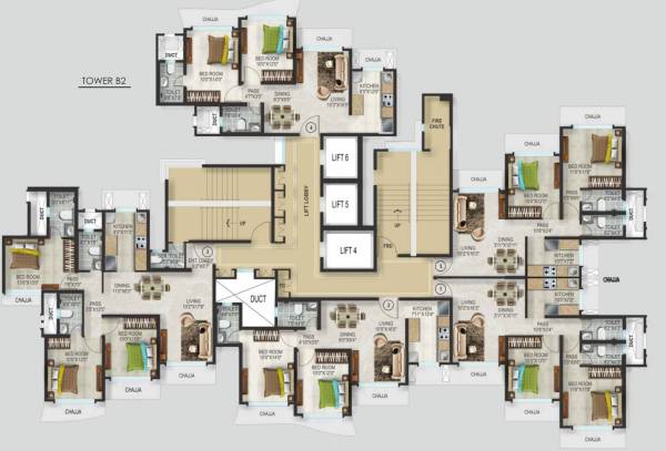 Images for Cluster Plan of Romell Aether Tower B2