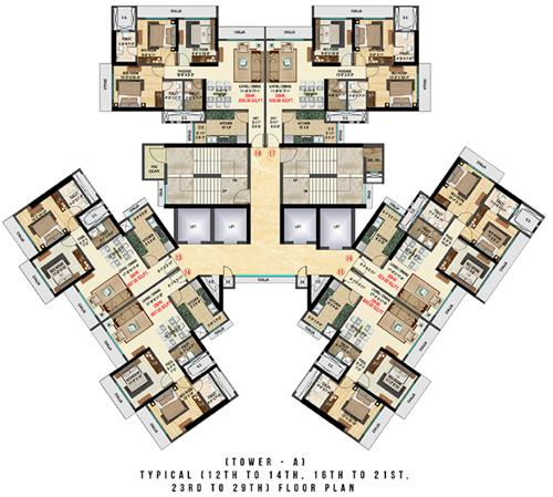 Images for Cluster Plan of Bhoomi Celestia A Wing