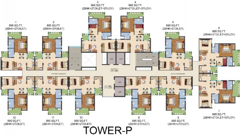 Images for Cluster Plan of Ajnara Prime Tower