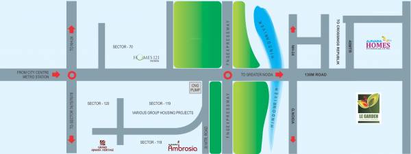 Images for Location Plan of Ajnara Prime Tower