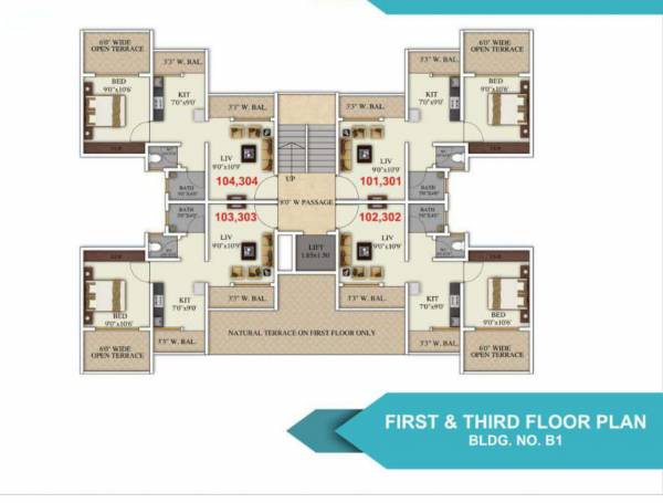  uma-residency-phase-i Building F3 Cluster Plan