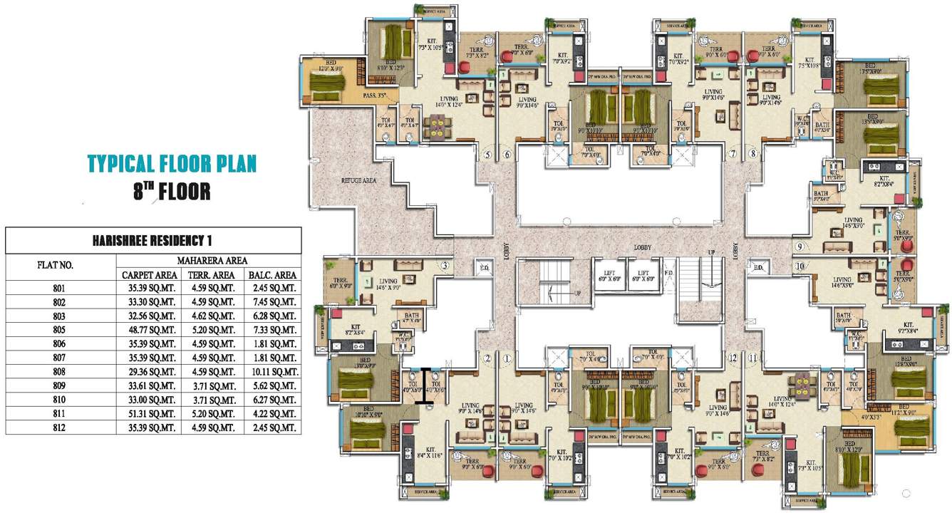 Images for Cluster Plan of Harishree Residency 1