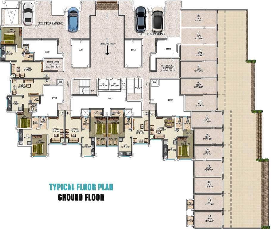 Images for Cluster Plan of Harishree Residency 1