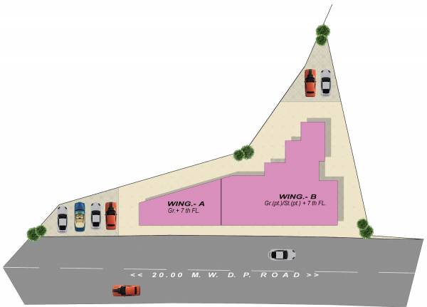 olive-residency Layout Plan