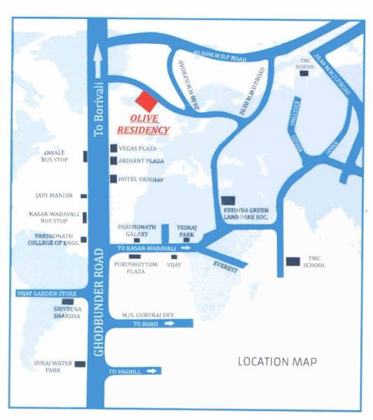  olive-residency Location Plan