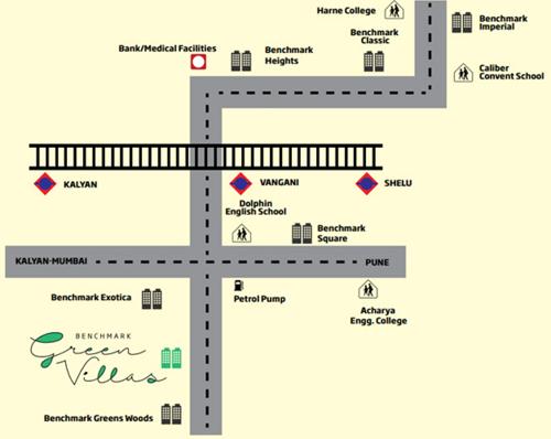  greens-villa Images for Location Plan of Benchmark Greens Villa