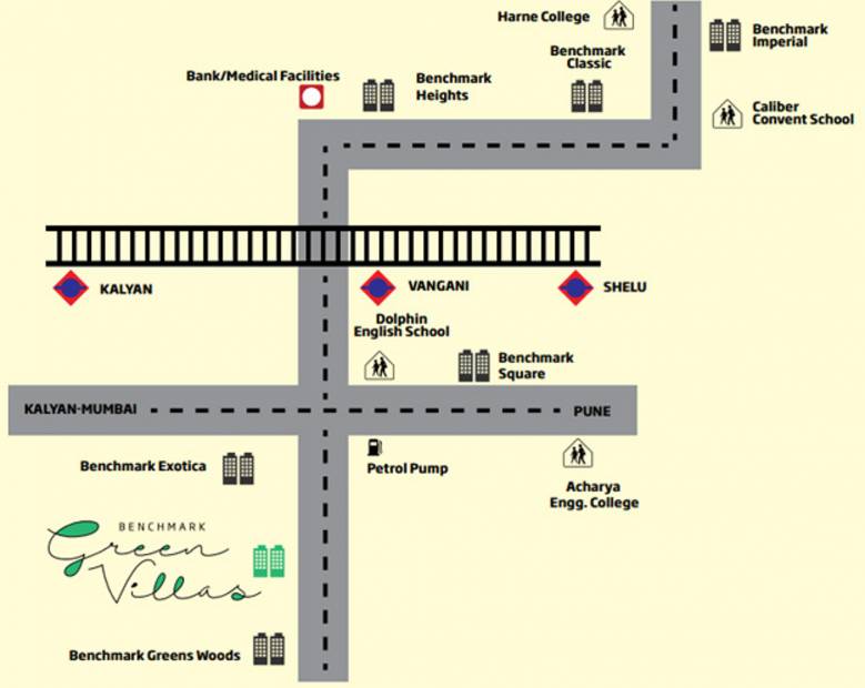  greens-villa Images for Location Plan of Benchmark Greens Villa